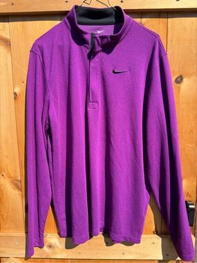 Nike Golf Purple Dri-FIT Standard Fit Top